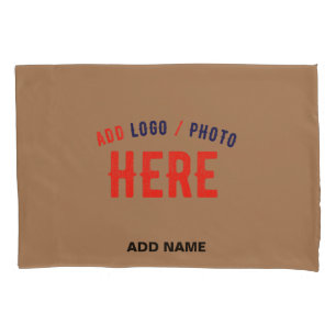 STYLISH MODERN CUSTOMIZABLE BROWN VERIFIED BRANDED PILLOWCASE