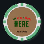 STYLISH MODERN CUSTOMIZABLE BROWN VERIFIED BRANDED POKER CHIPS<br><div class="desc">THIS IS A DESIGN FITTING FOR EVERYONE.YOU CAN CHANGE, RESIZE OR ADD LOGO, PHOTO, TEXT AND COLOURS THE WAY YOU LIKE.THANK YOU.</div>