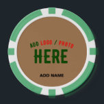 STYLISH MODERN CUSTOMIZABLE BROWN VERIFIED BRANDED POKER CHIPS<br><div class="desc">THIS IS A DESIGN FITTING FOR EVERYONE.YOU CAN CHANGE, RESIZE OR ADD LOGO, PHOTO, TEXT AND COLOURS THE WAY YOU LIKE.THANK YOU.</div>