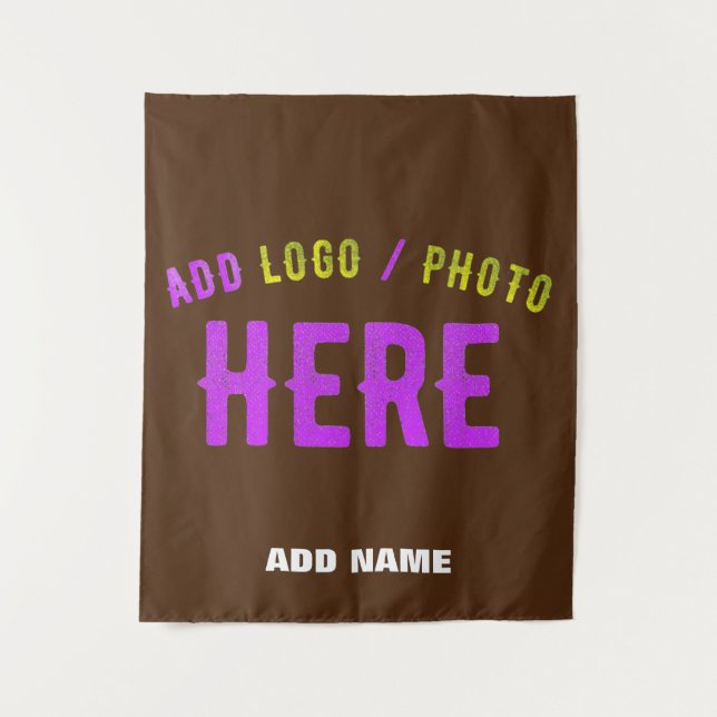 STYLISH MODERN CUSTOMIZABLE BROWN VERIFIED BRANDED TAPESTRY (Front)