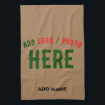STYLISH MODERN CUSTOMIZABLE BROWN VERIFIED BRANDED TEA TOWEL<br><div class="desc">THIS IS A DESIGN FITTING FOR EVERYONE.YOU CAN CHANGE, RESIZE OR ADD LOGO, PHOTO, TEXT AND COLOURS THE WAY YOU LIKE.THANK YOU.</div>