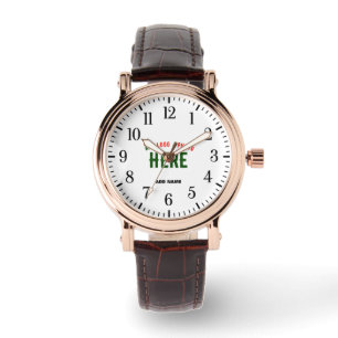 STYLISH MODERN CUSTOMIZABLE BROWN VERIFIED BRANDED WATCH