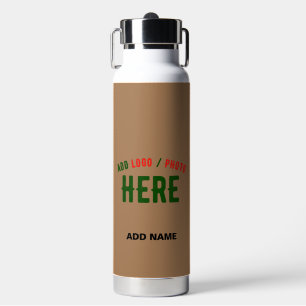 STYLISH MODERN CUSTOMIZABLE BROWN VERIFIED BRANDED WATER BOTTLE