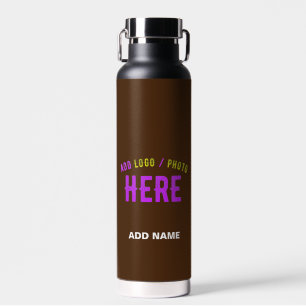 STYLISH MODERN CUSTOMIZABLE BROWN VERIFIED BRANDED WATER BOTTLE