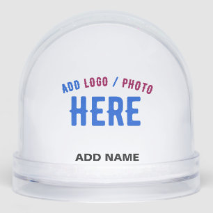 STYLISH MODERN CUSTOMIZABLE CLEAR VERIFIED BRANDED SNOWGLOBE