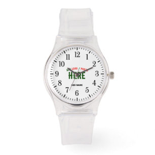 STYLISH MODERN CUSTOMIZABLE CLEAR VERIFIED BRANDED WATCH