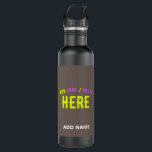 STYLISH MODERN CUSTOMIZABLE COFFEE VERIFIED BRAND 710 ML WATER BOTTLE<br><div class="desc">THIS IS A DESIGN FITTING FOR CUSTOMERS.YOU CAN CHANGE, RESIZE OR ADD LOGO, PHOTO, TEXT AND COLOURS THE WAY YOU LIKE.THANK YOU.</div>