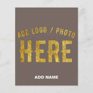 STYLISH MODERN CUSTOMIZABLE COFFEE VERIFIED BRAND FLYER