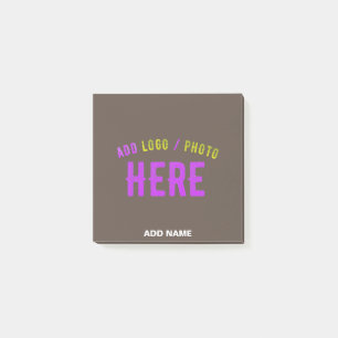 STYLISH MODERN CUSTOMIZABLE COFFEE VERIFIED BRAND POST-IT NOTES