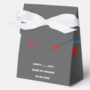STYLISH MODERN CUSTOMIZABLE GREY VERIFIED BRANDED FAVOUR BOX