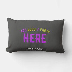 STYLISH MODERN CUSTOMIZABLE GREY VERIFIED BRANDED LUMBAR CUSHION