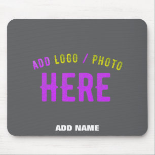 STYLISH MODERN CUSTOMIZABLE GREY VERIFIED BRANDED MOUSE PAD