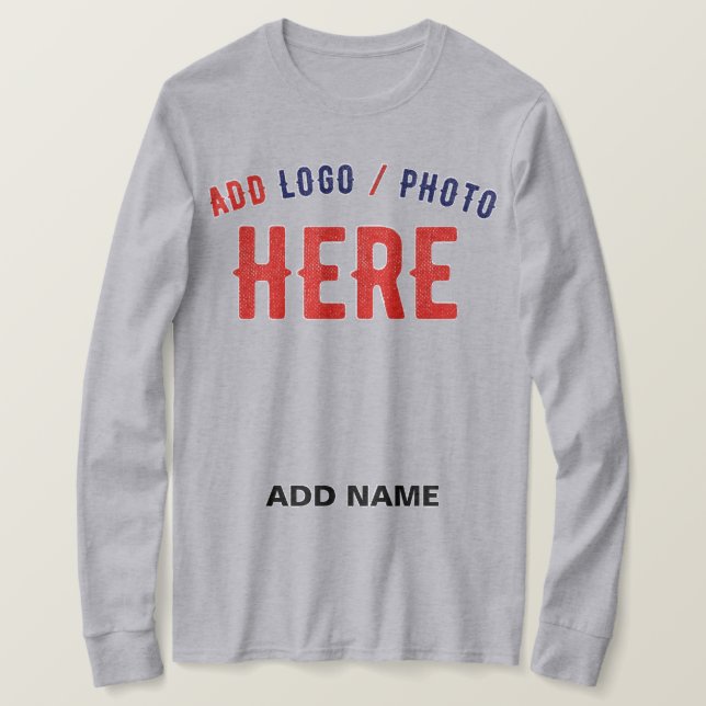 STYLISH MODERN CUSTOMIZABLE GREY VERIFIED BRANDED T-Shirt (Design Front)