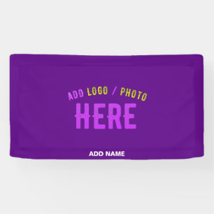 STYLISH MODERN CUSTOMIZABLE INDIGO VERIFIED BRAND BANNER