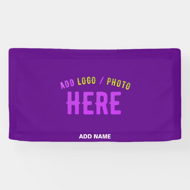 STYLISH MODERN CUSTOMIZABLE INDIGO VERIFIED BRAND BANNER (Horizontal)
