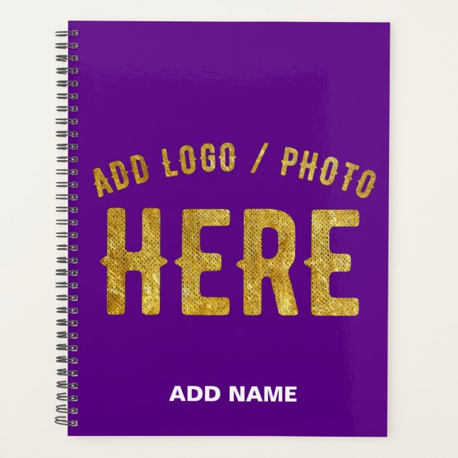 STYLISH MODERN CUSTOMIZABLE INDIGO VERIFIED BRAND PLANNER (Front)
