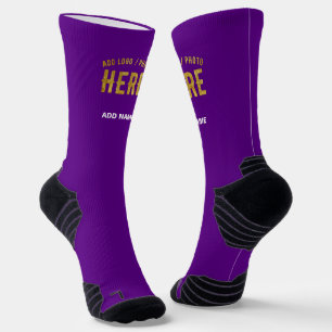 STYLISH MODERN CUSTOMIZABLE INDIGO VERIFIED BRAND SOCKS