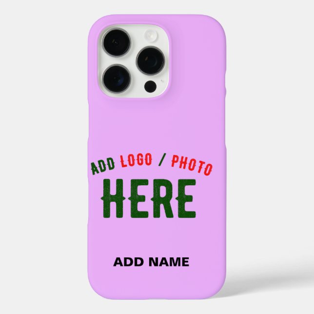 STYLISH MODERN CUSTOMIZABLE MAUVE VERIFIED BRANDED Case-Mate iPhone CASE (Back)