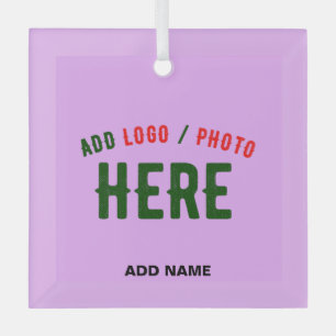 STYLISH MODERN CUSTOMIZABLE MAUVE VERIFIED BRANDED GLASS TREE DECORATION