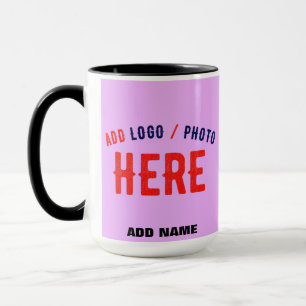 STYLISH MODERN CUSTOMIZABLE MAUVE VERIFIED BRANDED MUG