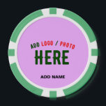 STYLISH MODERN CUSTOMIZABLE MAUVE VERIFIED BRANDED POKER CHIPS<br><div class="desc">THIS IS A DESIGN FITTING FOR EVERYONE.YOU CAN CHANGE, RESIZE OR ADD LOGO, PHOTO, TEXT AND COLOURS THE WAY YOU LIKE.THANK YOU.</div>