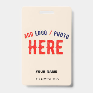 STYLISH MODERN CUSTOMIZABLE NATURAL VERIFIED BRAND ID BADGE