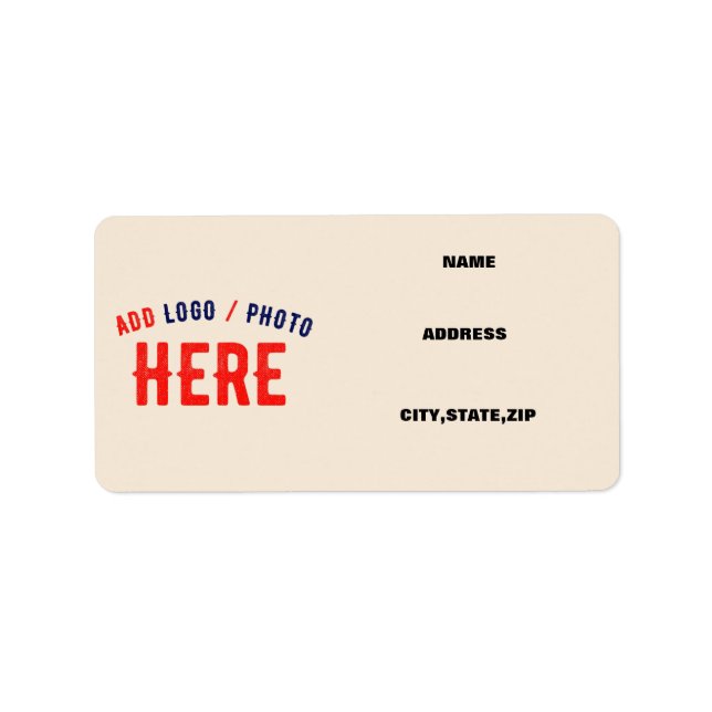 STYLISH MODERN CUSTOMIZABLE NATURAL VERIFIED BRAND LABEL (Front)