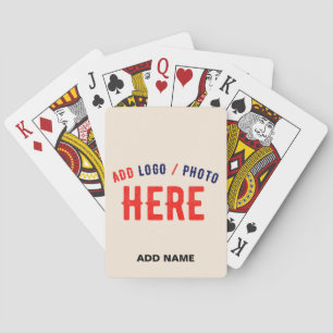 STYLISH MODERN CUSTOMIZABLE NATURAL VERIFIED BRAND PLAYING CARDS