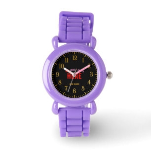 STYLISH MODERN CUSTOMIZABLE PURPLE VERIFIED BRAND WATCH