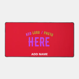 STYLISH MODERN CUSTOMIZABLE RED VERIFIED BRANDED DESK MAT