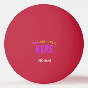 STYLISH MODERN CUSTOMIZABLE RED VERIFIED BRANDED PING PONG BALL