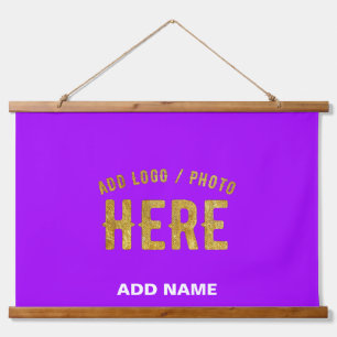 STYLISH MODERN CUSTOMIZABLE VIOLET VERIFIED BRAND HANGING TAPESTRY