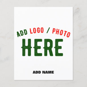 STYLISH MODERN CUSTOMIZABLE WHITE VERIFIED BRAND FLYER