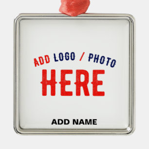 STYLISH MODERN CUSTOMIZABLE WHITE VERIFIED BRAND METAL ORNAMENT