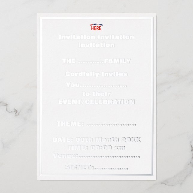 STYLISH MODERN CUSTOMIZABLE WHITE VERIFIED BRANDED (Front)
