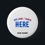 STYLISH MODERN CUSTOMIZABLE WHITE VERIFIED BRANDED 6 CM ROUND BADGE<br><div class="desc">THIS IS A DESIGN FITTING FOR EVERYONE.YOU CAN CHANGE, RESIZE OR ADD LOGO, PHOTO, TEXT AND COLOURS THE WAY YOU LIKE.THANK YOU.</div>