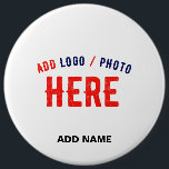 STYLISH MODERN CUSTOMIZABLE WHITE VERIFIED BRANDED 6 CM ROUND BADGE<br><div class="desc">THIS IS A DESIGN FITTING FOR EVERYONE.YOU CAN CHANGE, RESIZE OR ADD LOGO, PHOTO, TEXT AND COLOURS THE WAY YOU LIKE.THANK YOU.</div>