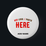 STYLISH MODERN CUSTOMIZABLE WHITE VERIFIED BRANDED 6 CM ROUND BADGE<br><div class="desc">THIS IS A DESIGN FITTING FOR EVERYONE.YOU CAN CHANGE, RESIZE OR ADD LOGO, PHOTO, TEXT AND COLOURS THE WAY YOU LIKE.THANK YOU.</div>