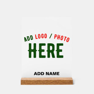 STYLISH MODERN CUSTOMIZABLE WHITE VERIFIED BRANDED ACRYLIC SIGN