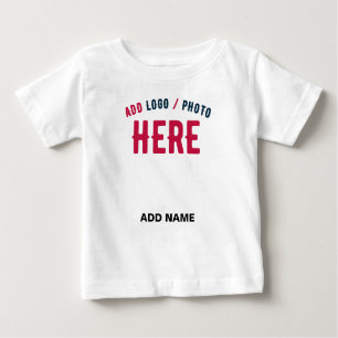 STYLISH MODERN CUSTOMIZABLE WHITE VERIFIED BRANDED BABY T-Shirt