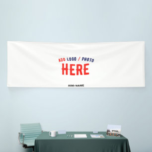 STYLISH MODERN CUSTOMIZABLE WHITE VERIFIED BRANDED BANNER