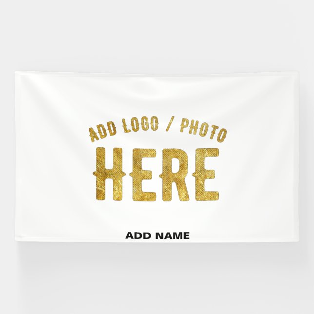 STYLISH MODERN CUSTOMIZABLE WHITE VERIFIED BRANDED BANNER (Horizontal)