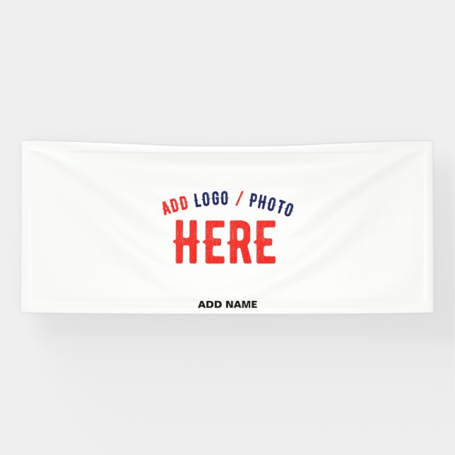 STYLISH MODERN CUSTOMIZABLE WHITE VERIFIED BRANDED BANNER (Horizontal)