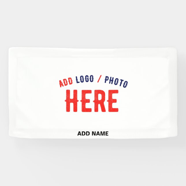 STYLISH MODERN CUSTOMIZABLE WHITE VERIFIED BRANDED BANNER (Horizontal)