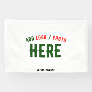 STYLISH MODERN CUSTOMIZABLE WHITE VERIFIED BRANDED BANNER