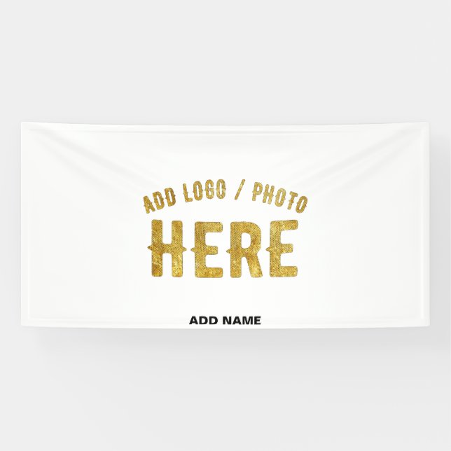STYLISH MODERN CUSTOMIZABLE WHITE VERIFIED BRANDED BANNER (Horizontal)