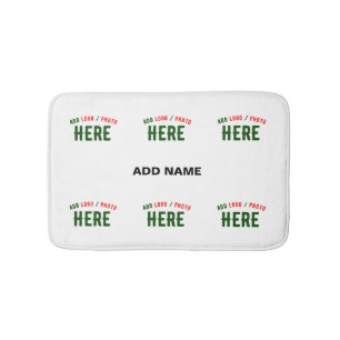 STYLISH MODERN CUSTOMIZABLE WHITE VERIFIED BRANDED BATH MAT
