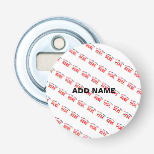 STYLISH MODERN CUSTOMIZABLE WHITE VERIFIED BRANDED BOTTLE OPENER