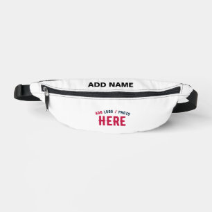 STYLISH MODERN CUSTOMIZABLE WHITE VERIFIED BRANDED BUM BAGS