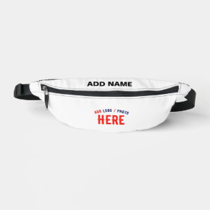 STYLISH MODERN CUSTOMIZABLE WHITE VERIFIED BRANDED BUM BAGS